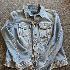 Talbots Light Blue Washed Classic Denim Jacket